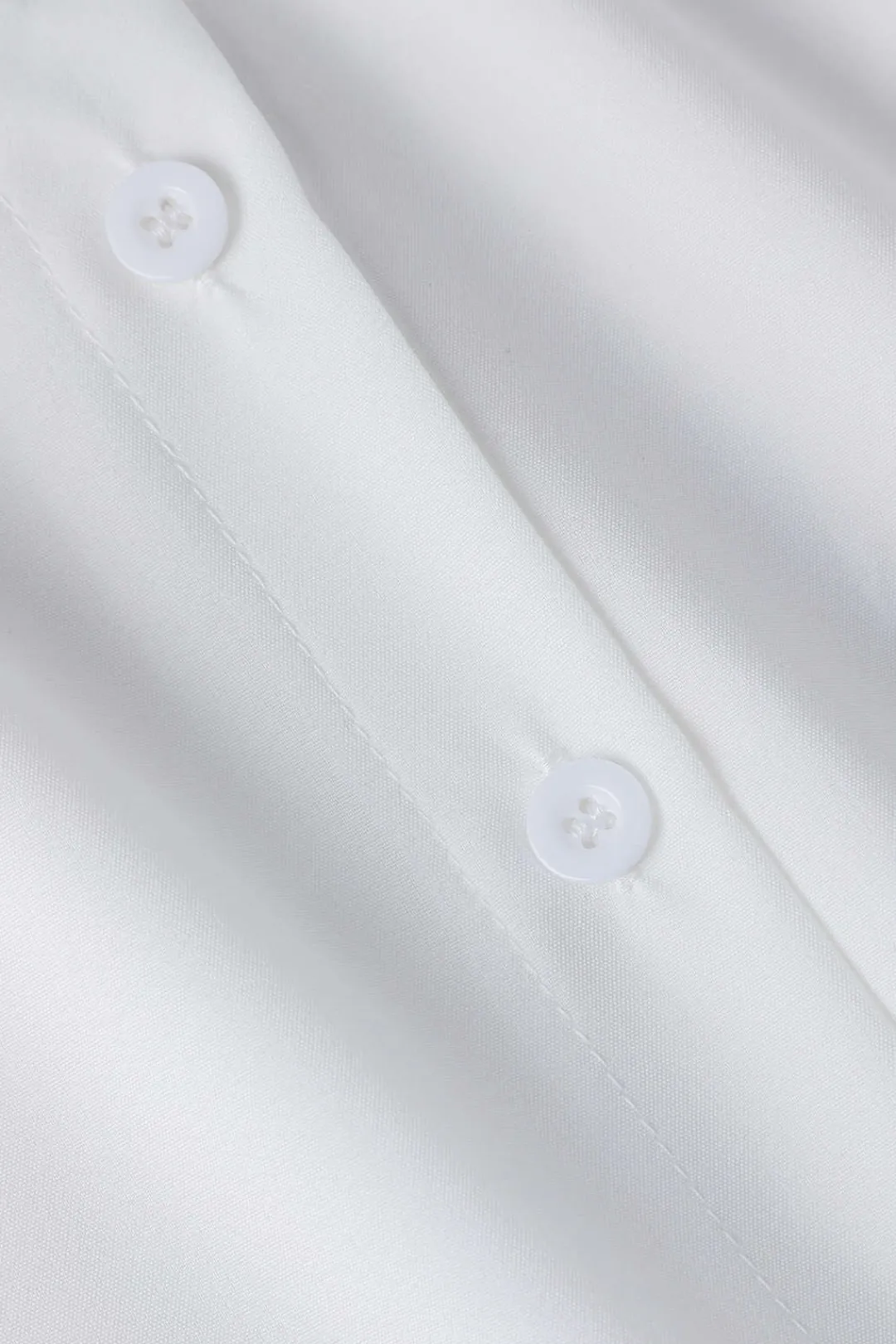 MICAS Skirt Sets|Vacation Sets-Shirt Dress And Denim Corset Two-piece WHITE