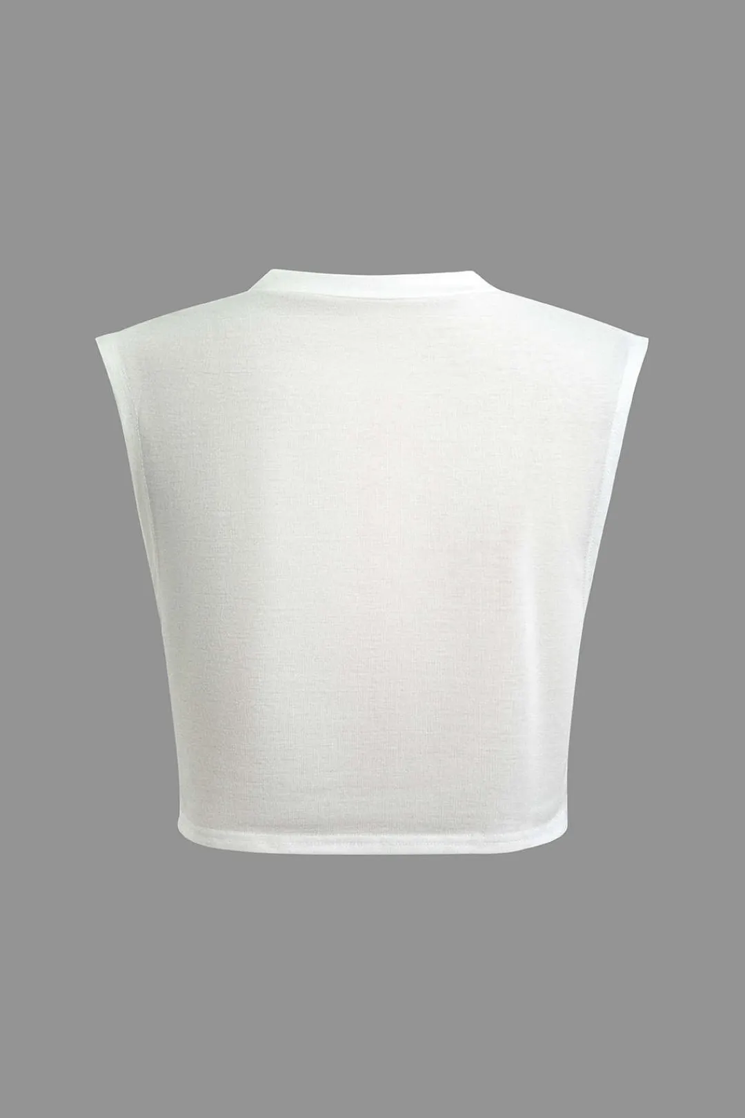 MICAS Pant Sets-Sleeveless Top and Patchwork Loose Pants Set Contrast Color