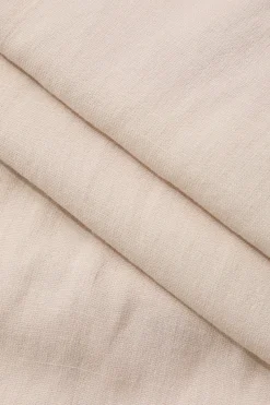 MICAS Pant Sets-Smocked Tube Top And Side Button Pants Set KHAKI