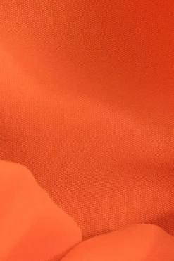 MICAS Midi Dresses-Solid Backless Pleated Ruffle Midi Dress