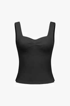 MICAS Tank Tops & Cami-Solid Backless Tank Top