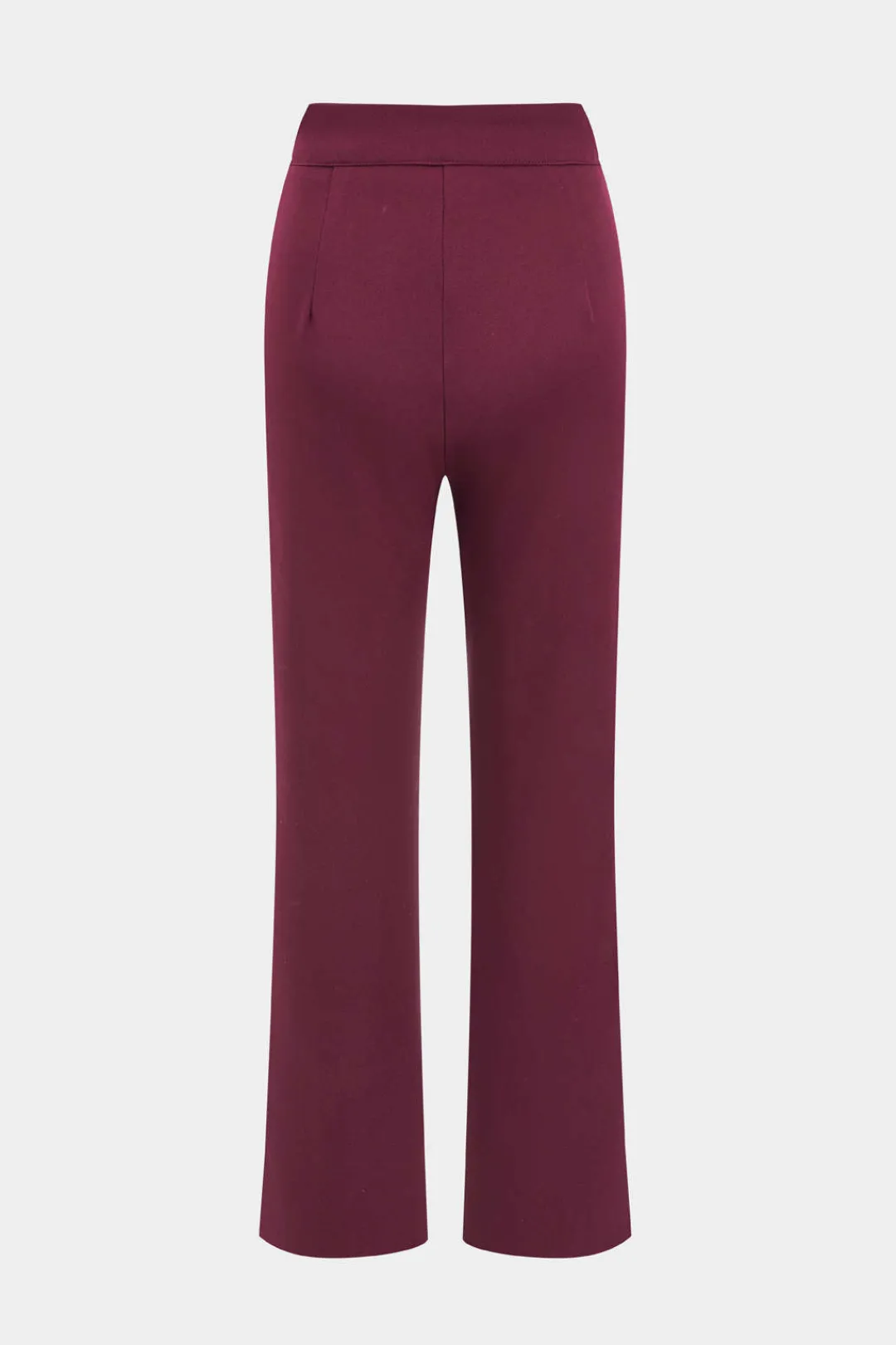MICAS Blazers|Pant Sets-Solid Belt Blazer And Pants Set BURGUNDY