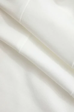 MICAS Long Sleeve Dresses|Mini Dresses-Solid Button Pocket Long Sleeve Mini Dress WHITE