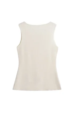 MICAS Outerwear|Outerwear-Solid Button Up Vest WHITE