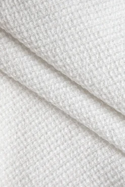 MICAS Blouses & Shirts-Solid Button V-Neck Short-Sleeve Shirt WHITE