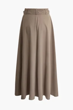 MICAS Skirt Sets-Solid Crop Tank Top And Zipper Pocket Pleated Skirt Set