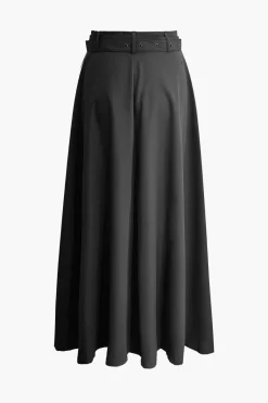 MICAS Skirt Sets-Solid Crop Tank Top And Zipper Pocket Pleated Skirt Set