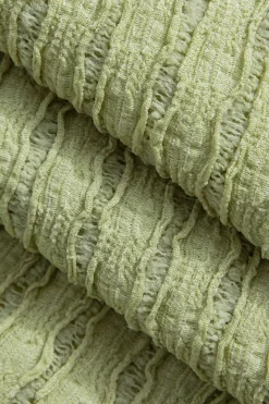 MICAS Skirt Sets-Solid Crossed Backless Top And Skirt Set LIGHT GREEN