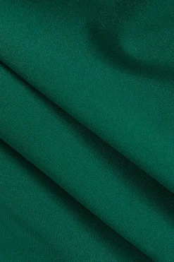 MICAS Mini Dresses-Solid 3D Ruffle Mini Dress GREEN