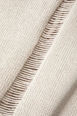 MICAS Knit Sets-Solid Distressed Ladder Knit Tube Top And Tie Front Mini Skirt Set