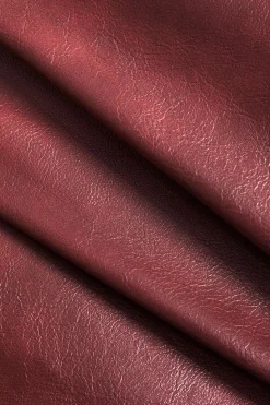 MICAS Outerwear|Outerwear-Solid Faux Leather Button Pocket Vest