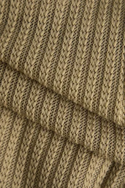 MICAS Pant Sets-Solid Fringe Backless Asymmetrical Trouser Set