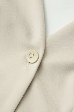 MICAS Skirt Sets-Solid Halter Backless Vest And Mini Skirt Set BEIGE