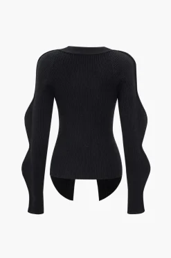 MICAS Outerwear|Knitwear-Solid Knit Button Cardigan