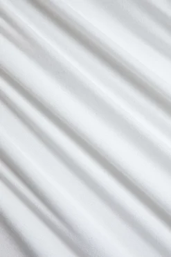 MICAS Bodysuits-Solid Long Sleeve Bodysuit WHITE