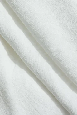 MICAS Short Sets-Solid Long-Sleeve Shirt And Ruffle Short Set WHITE