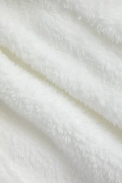 MICAS Short Sets-Solid Plush Button Pocket Shirt And Shorts Set WHITE