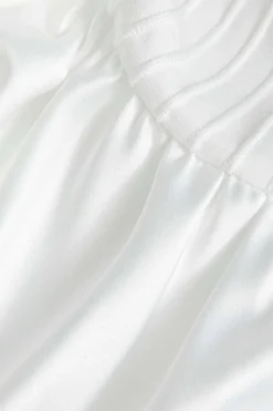 MICAS Long Sleeve Dresses|Mini Dresses-Solid Puff Bell Sleeve Mini Dress