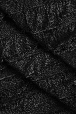 MICAS Long Sleeve Dresses|Maxi Dresses-Solid Round Neck Long Sleeve Maxi Dress BLACK