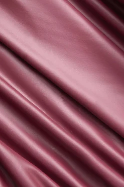 MICAS Jumpsuits & Rompers-Solid Ruched High Elastic Leather Romper BURGUNDY