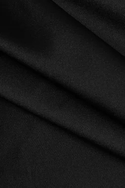 MICAS Long Sleeve Tops|Long Sleeves Tops-Solid Satin Button Long-Sleeve Shirt