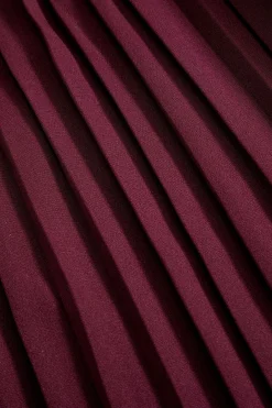 MICAS Skirt Sets-Solid Tank Top And Pleated Skirt Set