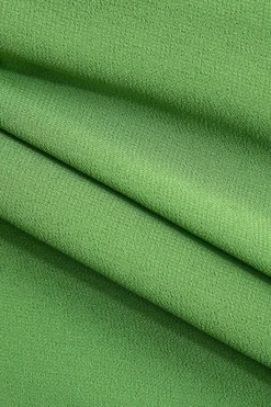 MICAS Mini Dresses-Solid Tie Back Braided Mini Dress GREEN