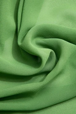 MICAS Mini Dresses-Solid Tie Back Braided Mini Dress GREEN