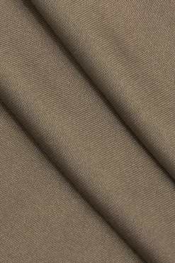 MICAS Tank Tops & Cami-Solid Tie Front Backless Cami Top KHAKI