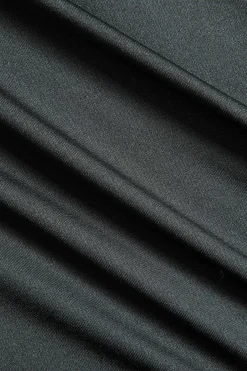 MICAS Pant Sets-Solid Top And Asymmetrical Drawstring Flared Trouser Set