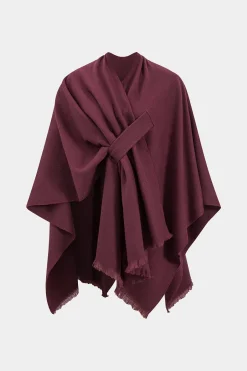 MICAS Outerwear|Outerwear-Solid V-neck Split Coat