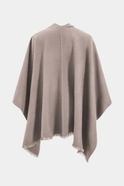 MICAS Outerwear|Outerwear-Solid V-neck Split Coat