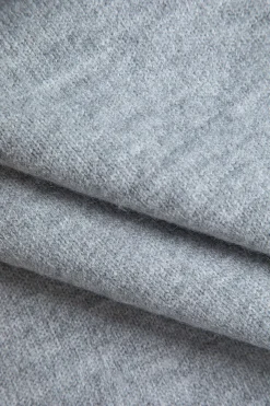 MICAS Knitwear|Knit Tops-Solid Zipper Sweater Long-Sleeve Top