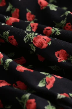 MICAS Long Sleeve Tops|Long Sleeves Tops-Square Neck Super Cropped Long Sleeve Top BLACK