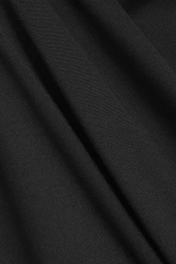 MICAS Mini Dresses-Strapless Patchwork Sleeveless Mini Dress BLACK