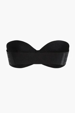 MICAS Lingerie & Sleepwear-Strapless Push Up Brassiere BLACK
