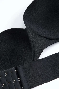 MICAS Lingerie & Sleepwear-Strapless Push Up Brassiere BLACK