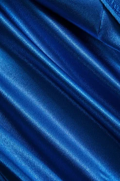 MICAS Maxi Dresses-Strapless Sequin Slit Gown Maxi Dress