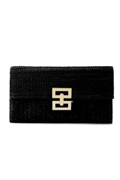 MICAS Bags|Accessories-Straw Weave Clutch Bag