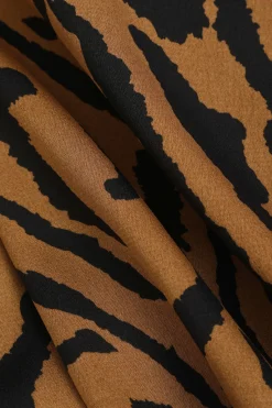 MICAS Pants-Stripe Print Wide Leg Trousers