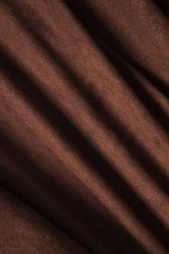 MICAS Outerwear|Outerwear-Suede Retro Zipper Jacket MAROON