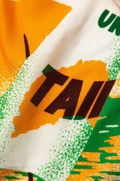 MICAS Short Sets-Summer Beach Print Tie-Front Shirt And Shorts Set MULTICOLOR