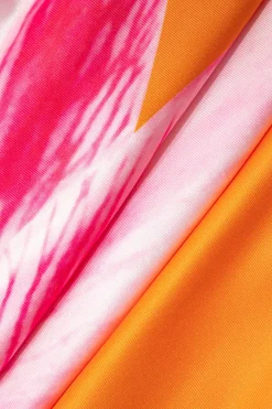 MICAS Maxi Dresses-Sunny Floral Cascade Strapless Midi Dress