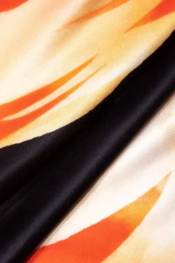 MICAS Maxi Dresses-Sunny Floral Cascade Strapless Midi Dress