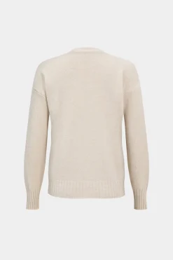 MICAS Knitwear|Knit Sets-Sweater Button Long-Sleeve Cardigan And Mini Dress Set BEIGE