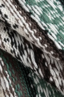 MICAS Outerwear|Knitwear-Sweater Button Patchwork Long-Sleeve Cardigan BEIGE