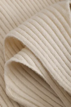 MICAS Knitwear|Knit Sets-Sweater Long-Sleeve Top And Dress Set BEIGE