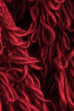 MICAS Outerwear|Knitwear-Sweater Patchwork Long Sleeve Cardigan BRICK