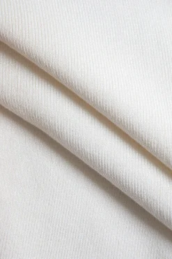 MICAS Knitwear|Knit Sets-Sweater Pocket Zipper Top And Slit Skirt Set WHITE