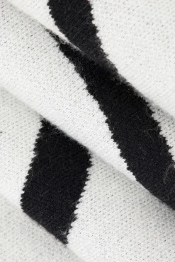 MICAS Skirt Sets-Swirl Stripe Knit Tank Top And Midi Skirt Set BEIGE